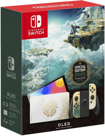 Игровая консоль Nintendo Switch (OLED-модель): Особое издание – The Legend of Zelda: Tears of the Kingdom фото в интернет-магазине In Play